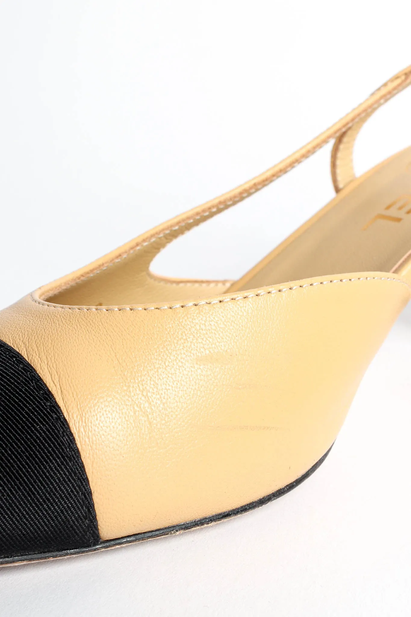 Cap Toe Slingback Heels II