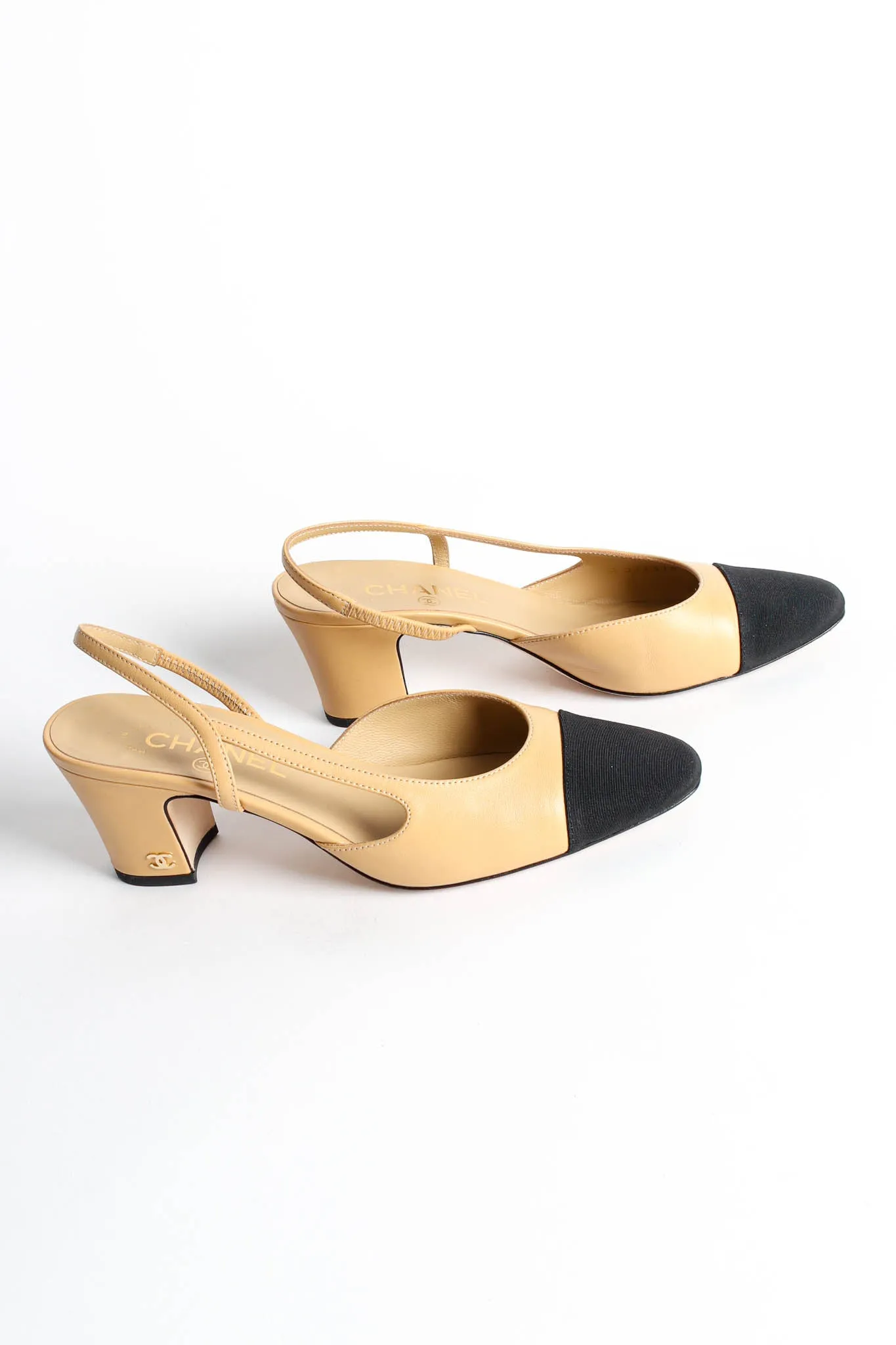 Cap Toe Slingback Heels II