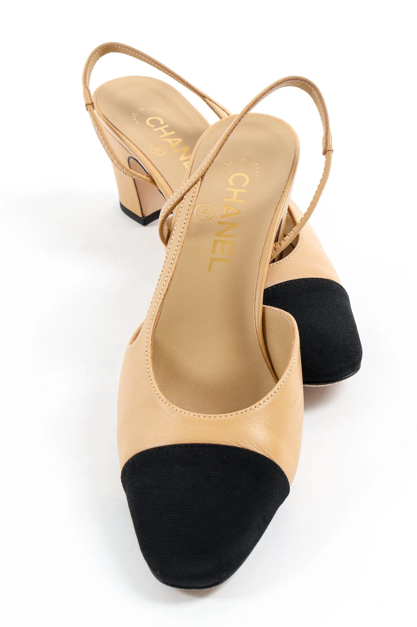 Cap Toe Slingback Heels II