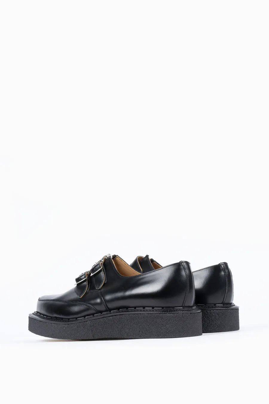 COMME DES GARCONS HOMME PLUS X GEORGE COX BUCKLE CREEPER BLACK