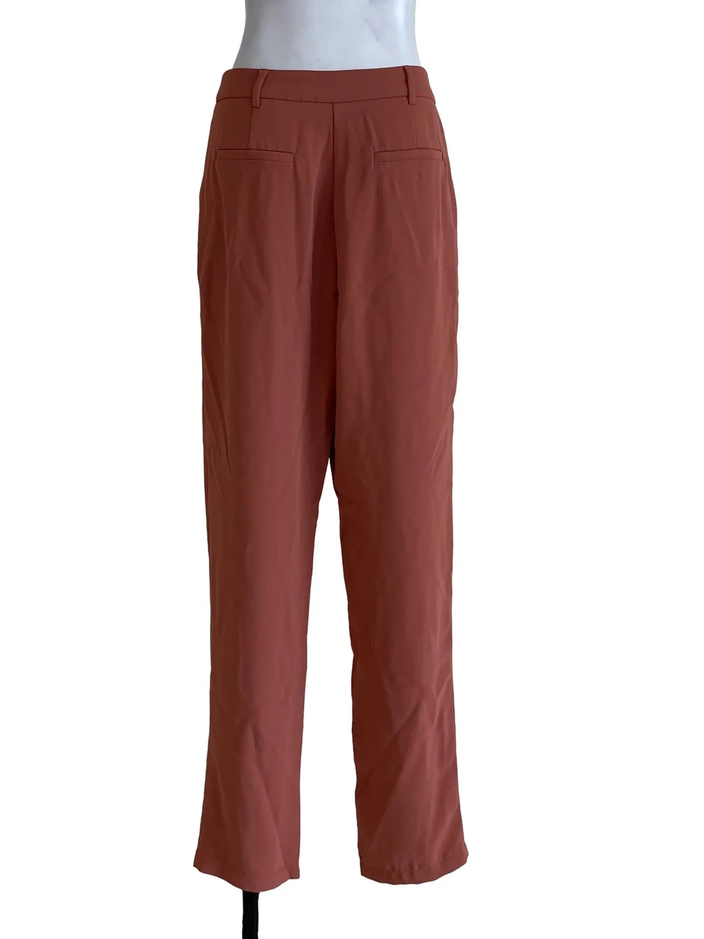Coral Plain Formal Pants