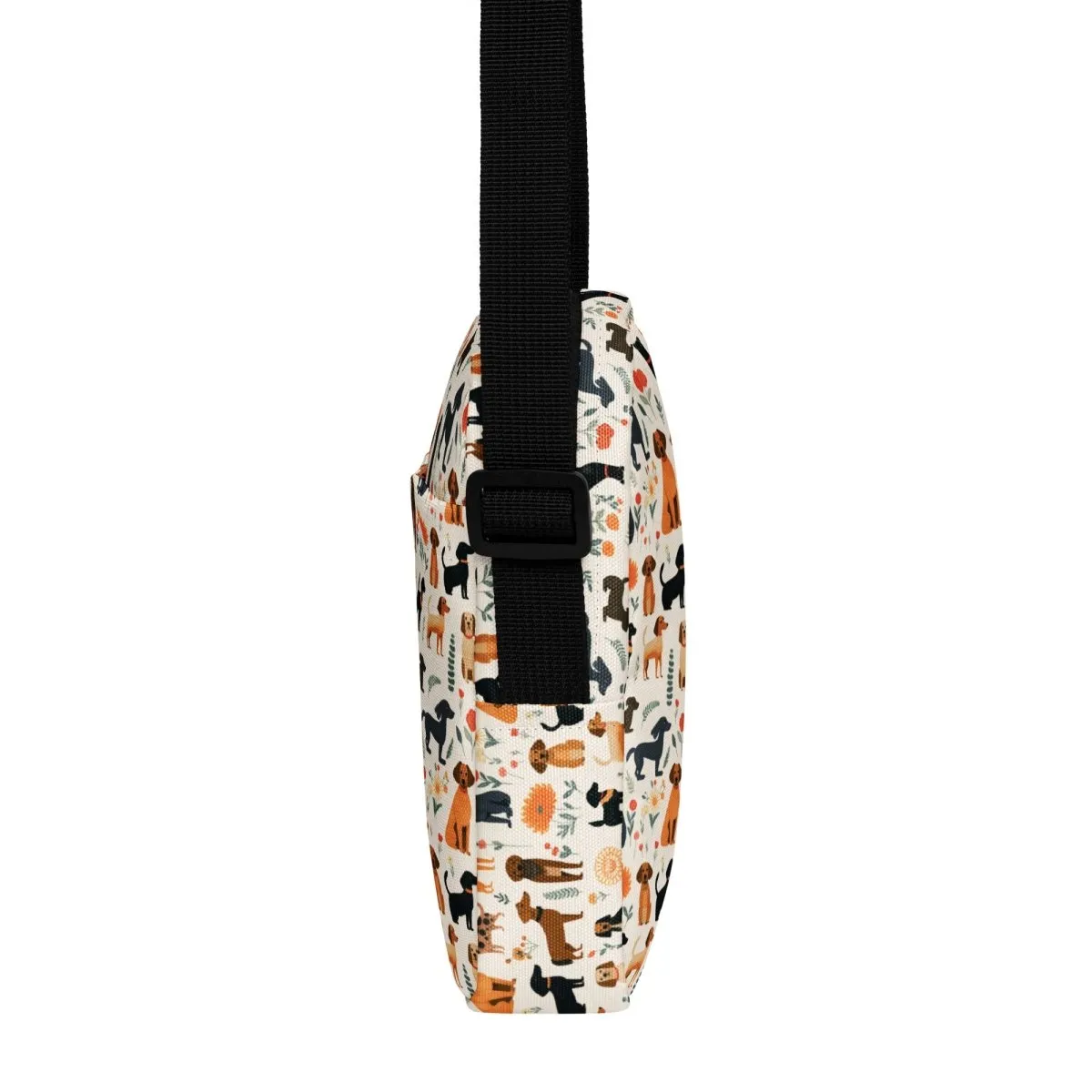 Cream Dogs Crossbody Bag