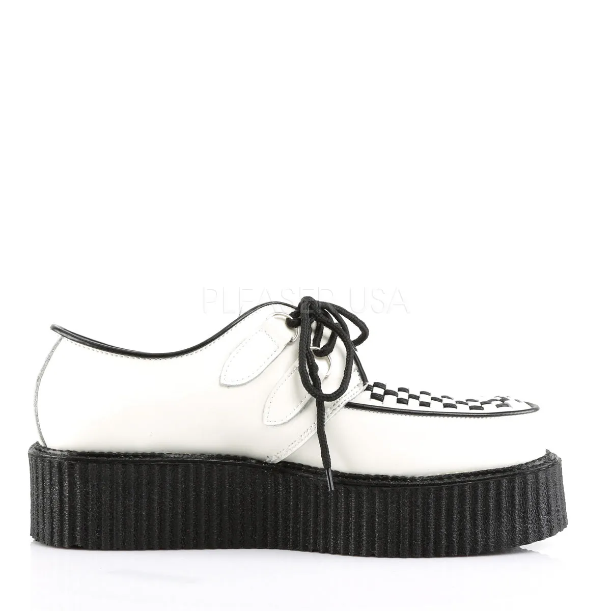 CREEPER-402  White Leather