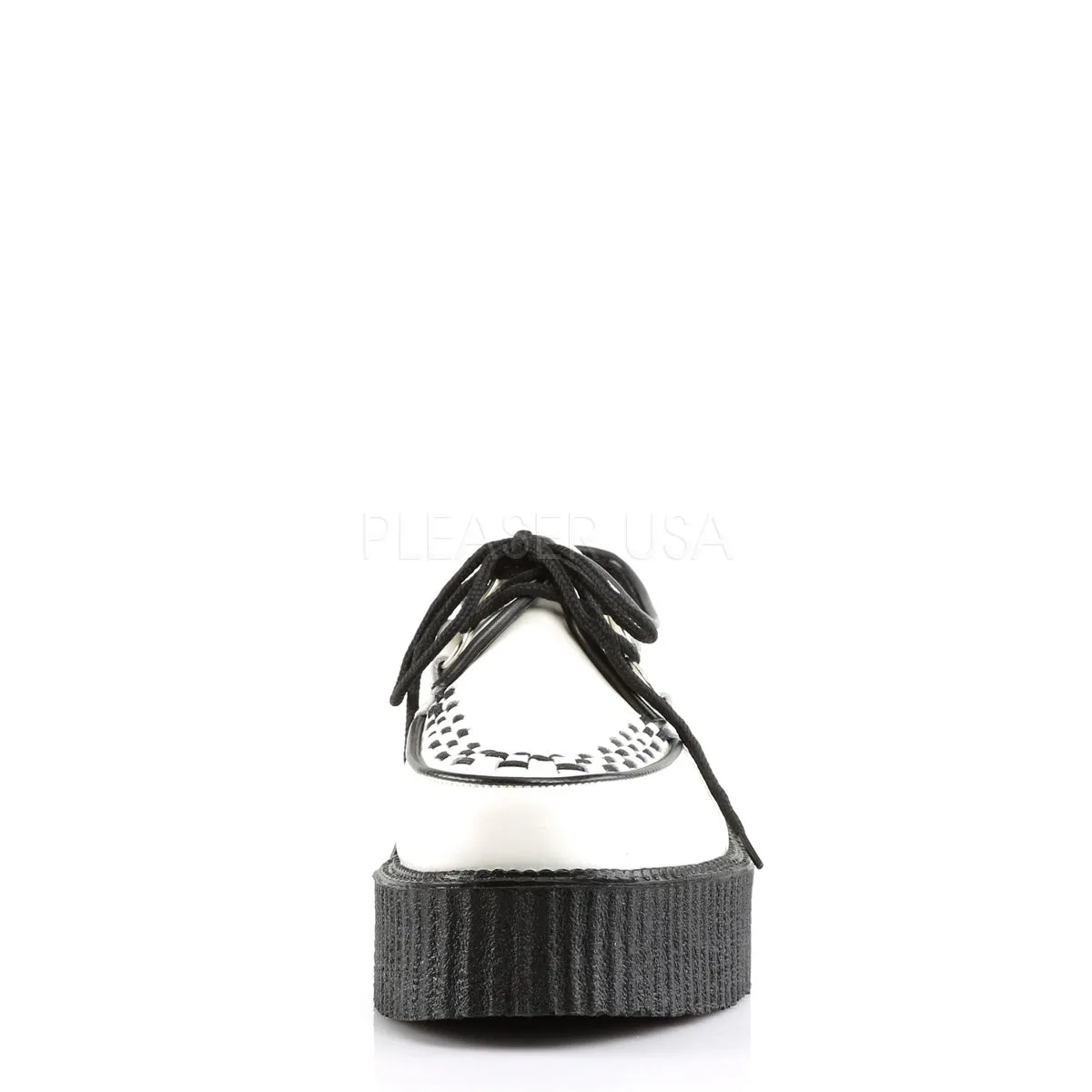 CREEPER-402  White Leather