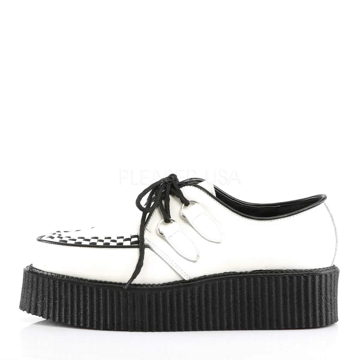 CREEPER-402  White Leather