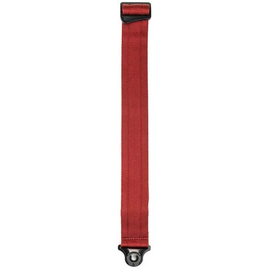 D'Addario Auto Lock Nylon Guitar Strap - Blood Red