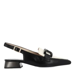 DALI - BLACK/WHITE LEATHER
