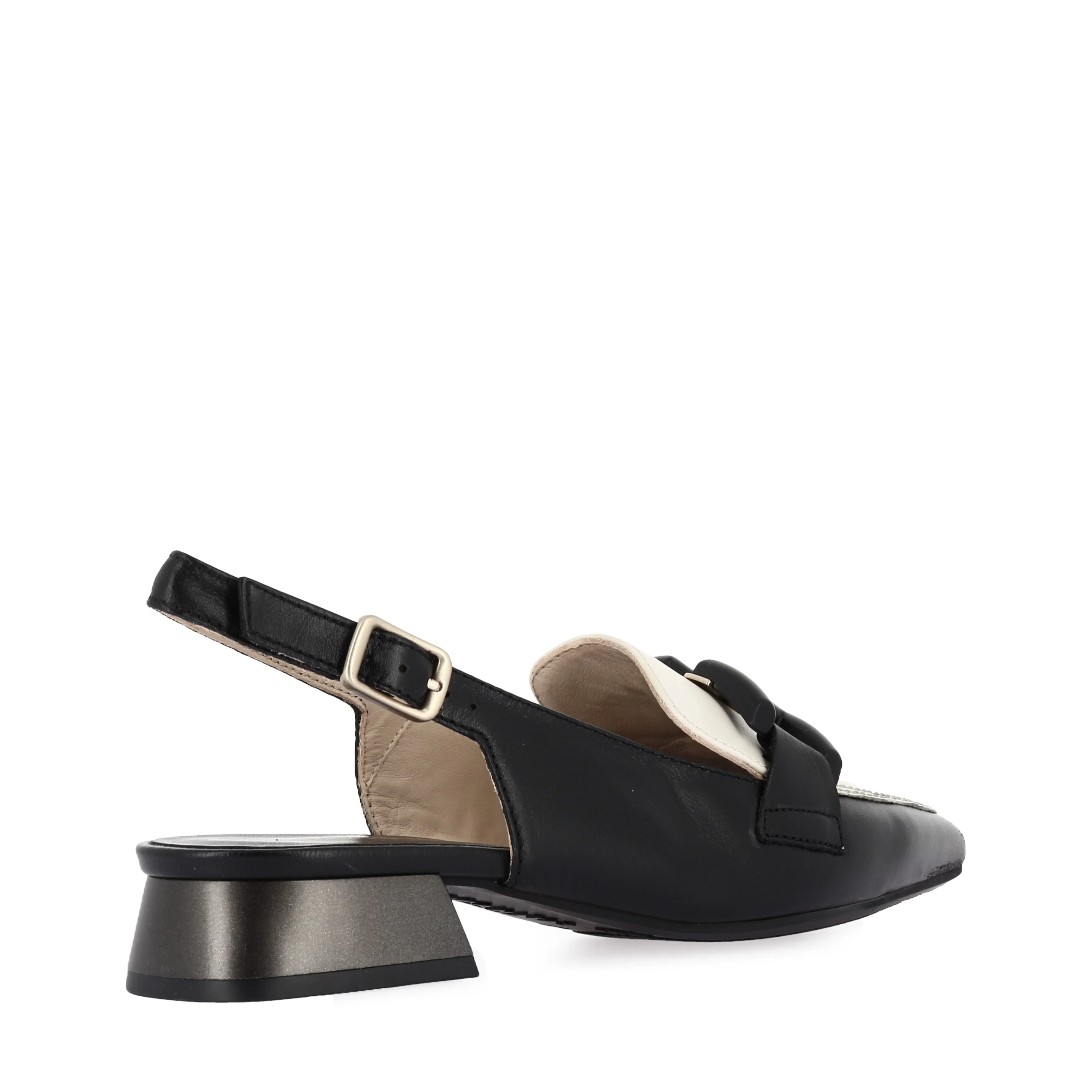 DALI - BLACK/WHITE LEATHER