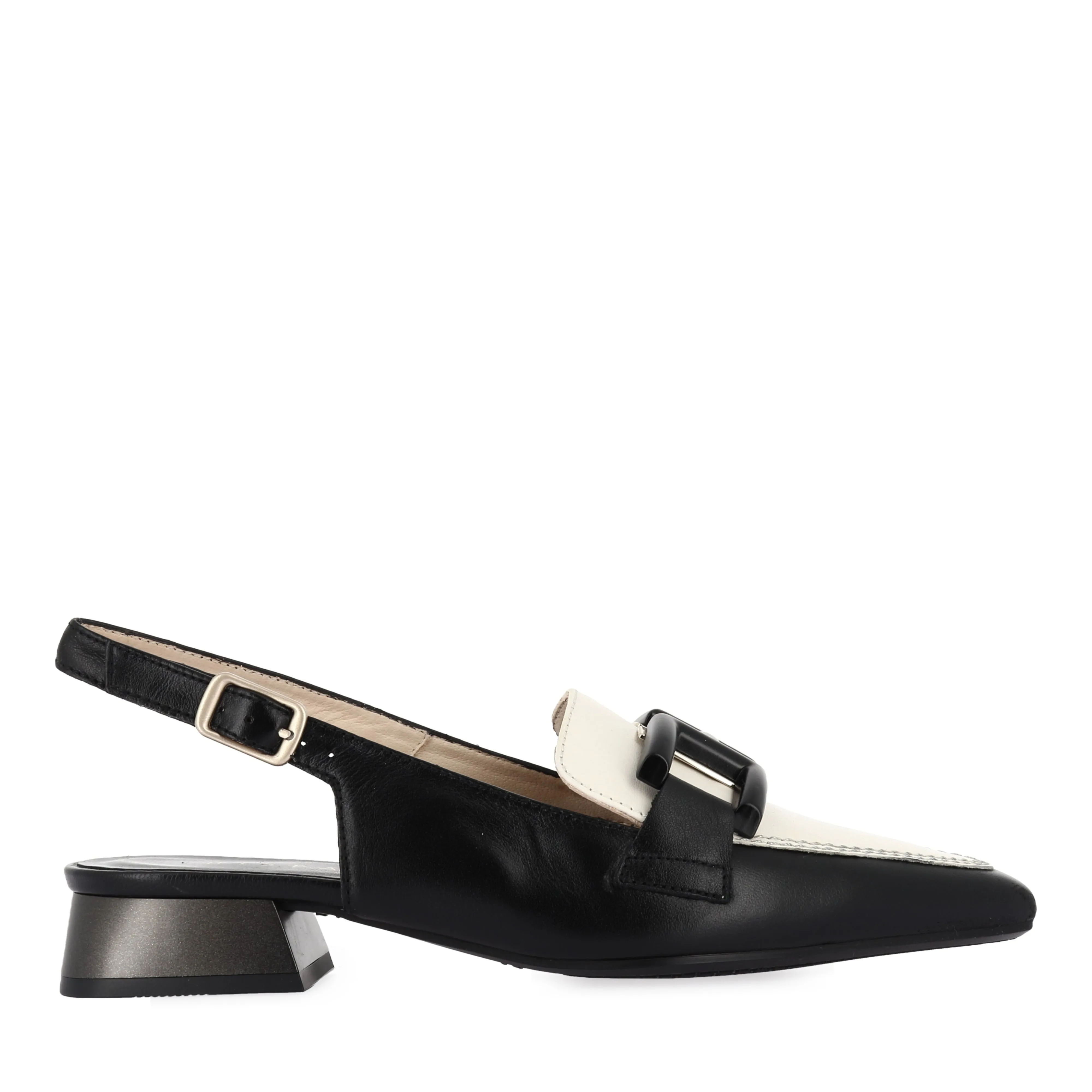 DALI - BLACK/WHITE LEATHER
