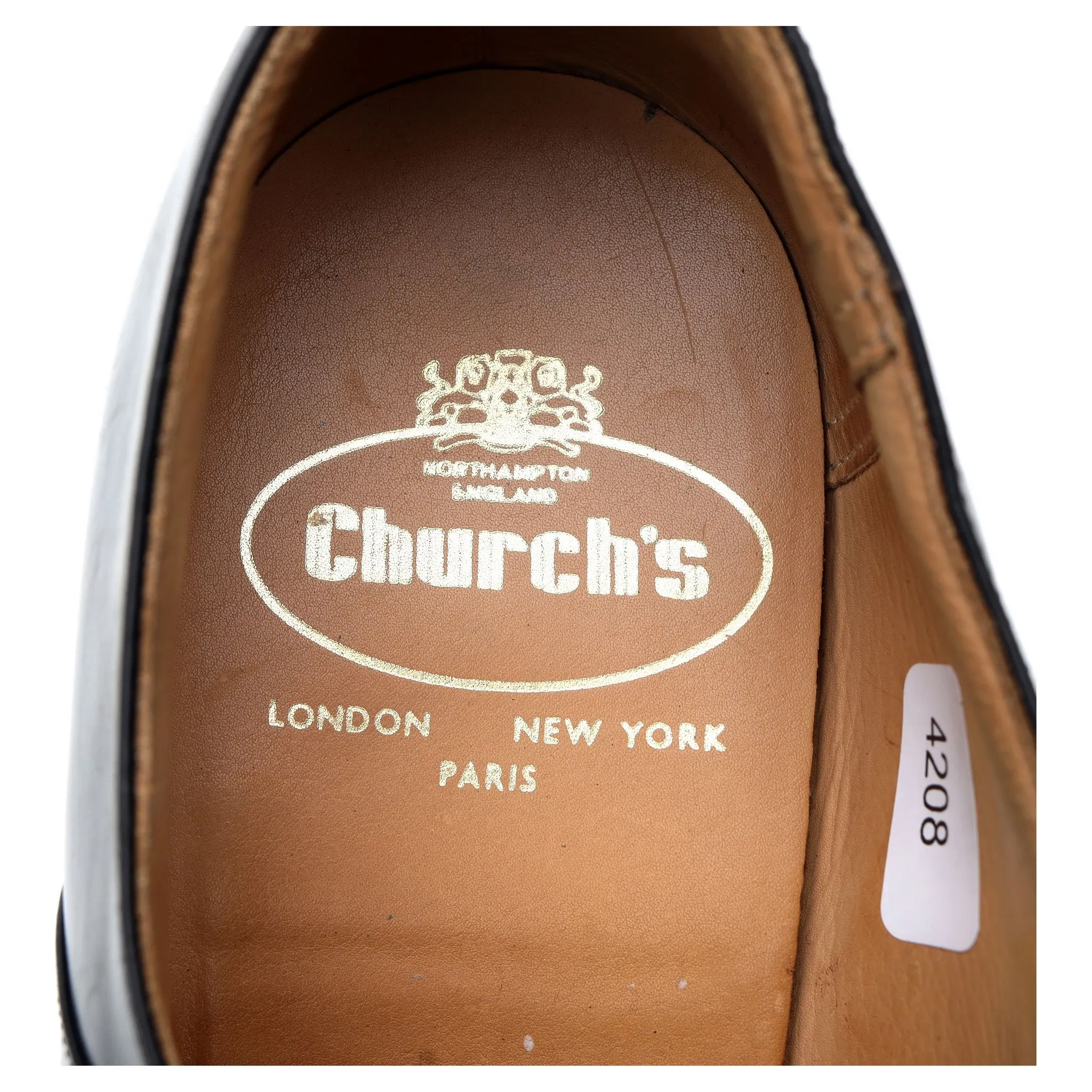 'Danube' Black Leather Monk Strap UK 6.5 F