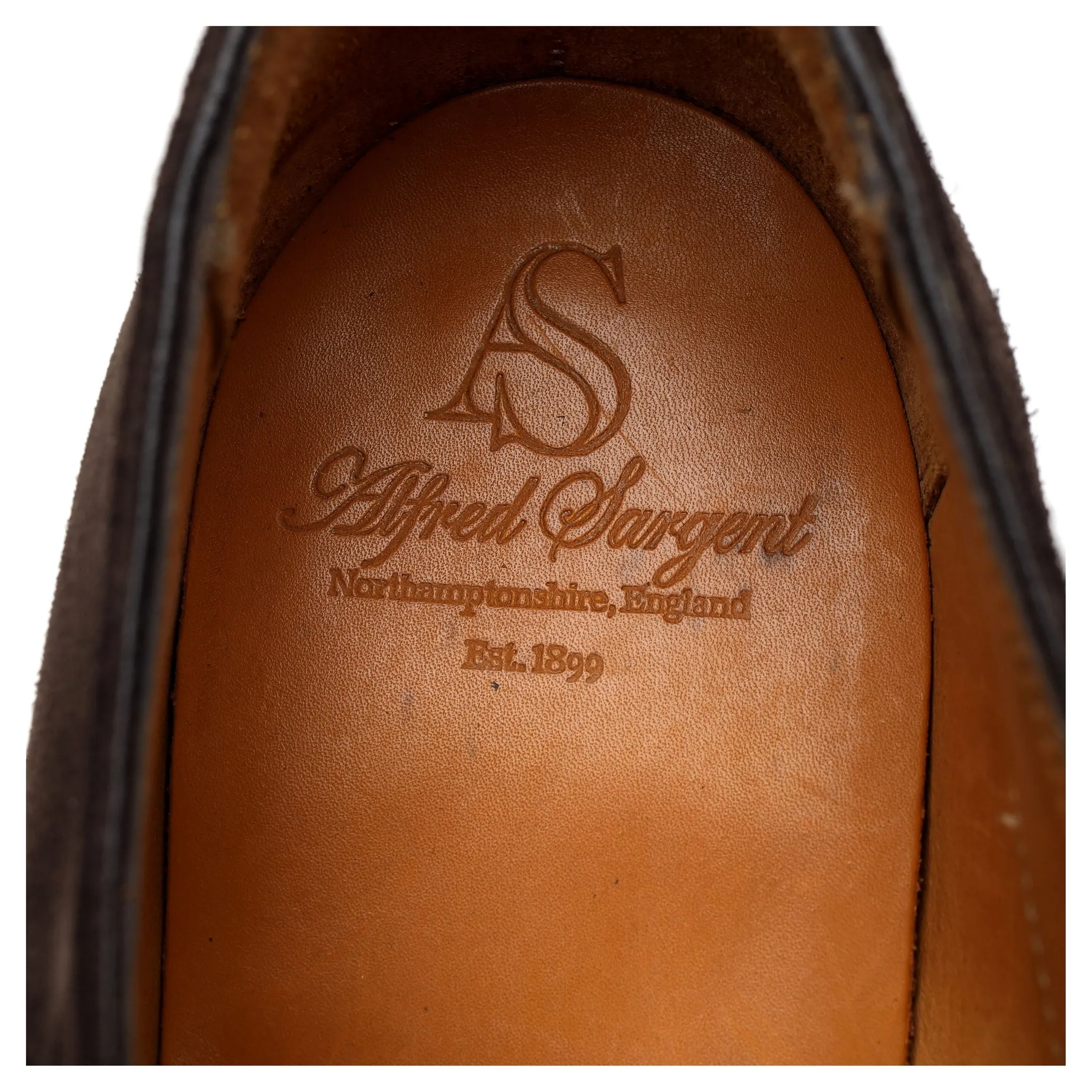 'Darcy' Dark Brown Suede Double Monk Strap UK 12