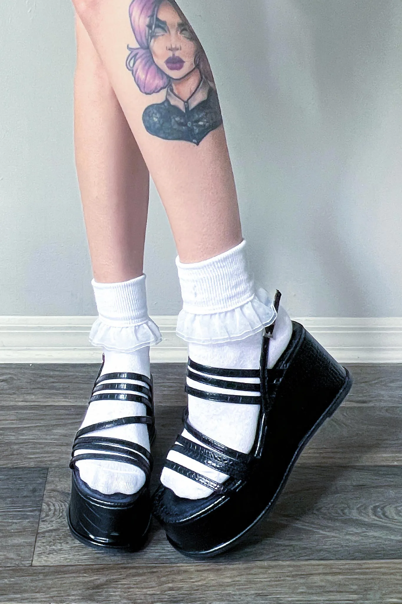 Dark in Love Platform Sandals