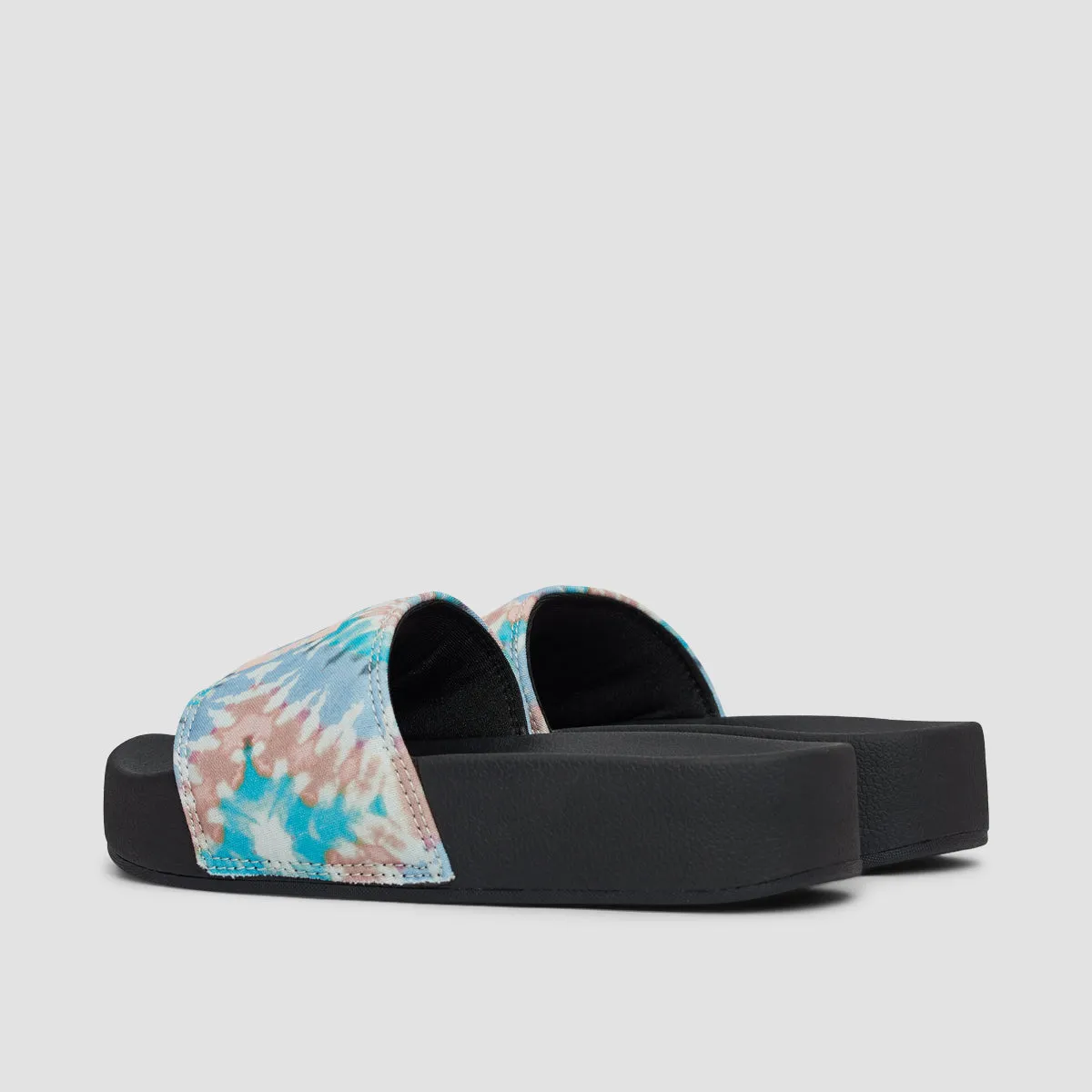 DC Slide Platform SE Black/White Print - Womens