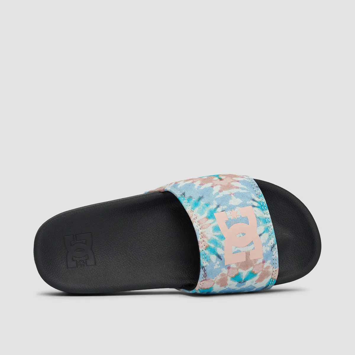 DC Slide Platform SE Black/White Print - Womens