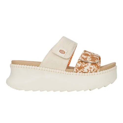 Delray Slide Animal Shimmer - Tan/Multi 