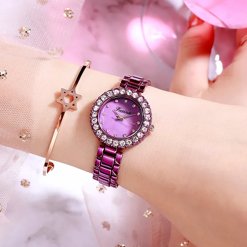 Diamond Watch Frame Women's Watch
