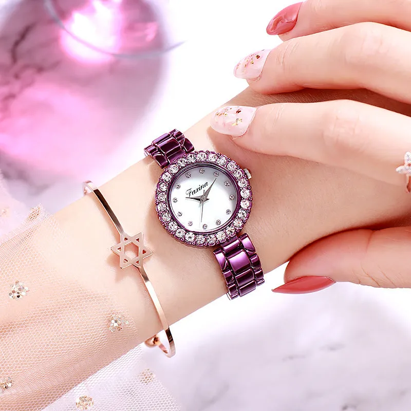 Diamond Watch Frame Women's Watch
