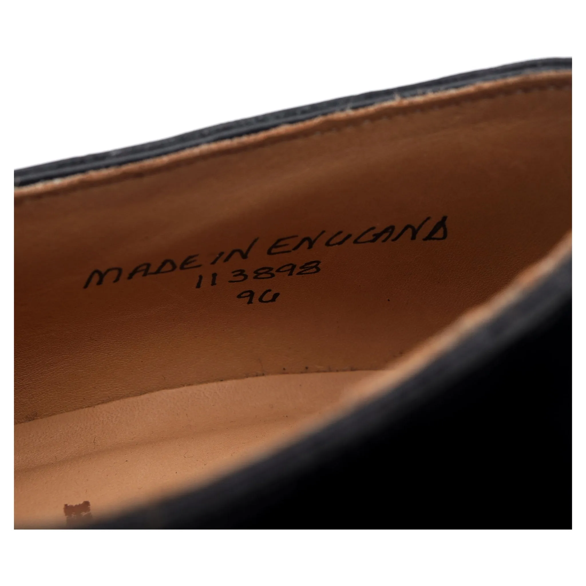 'Diggery' Black Leather Double Monk Strap UK 9 G
