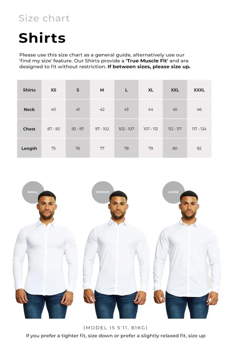 Double Cuff Shirt in White