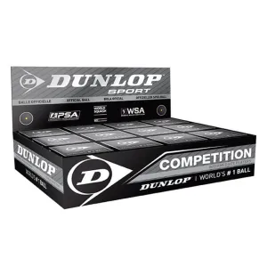 Dunlop Competition Squash Ball - 1 Dozen