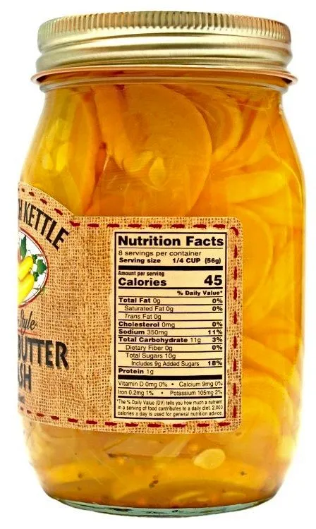 Dutch Kettle Amish Home Style Bread and Butter Squash