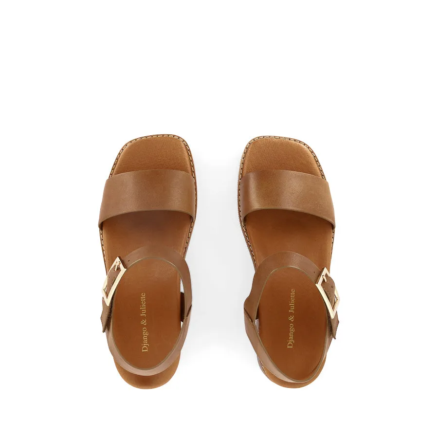 ELISSAY - TAN LEATHER