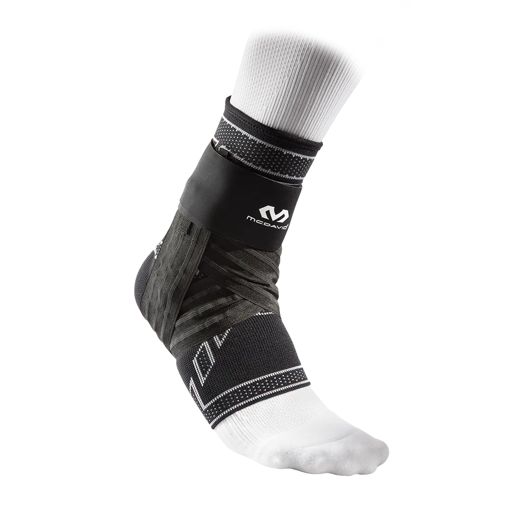 Elite Engineered Elastic Ankle Brace with Figure-6 Straps & Stays