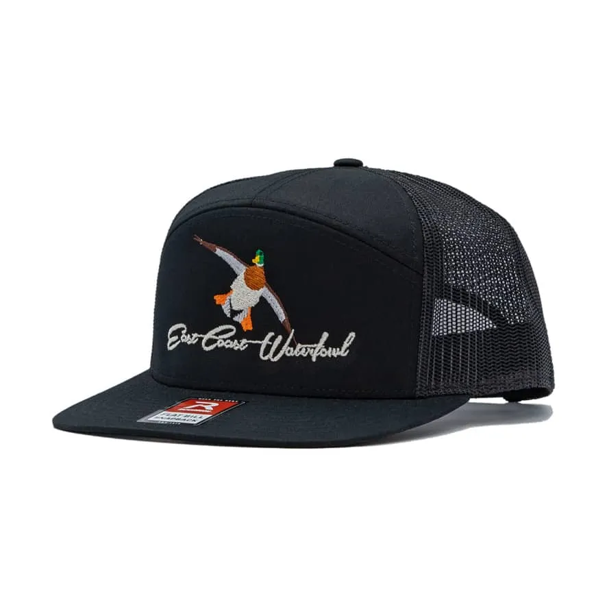 Embroidered Mallard Logo 7 Panel Hat