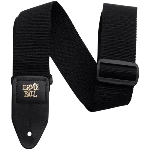 Ernie Ball PolyPro Black Guitar Strap