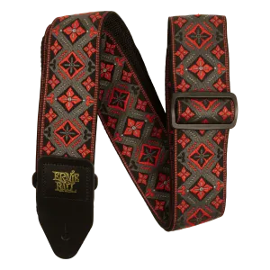 Ernie Ball Red King Classic Jacquard Guitar Strap