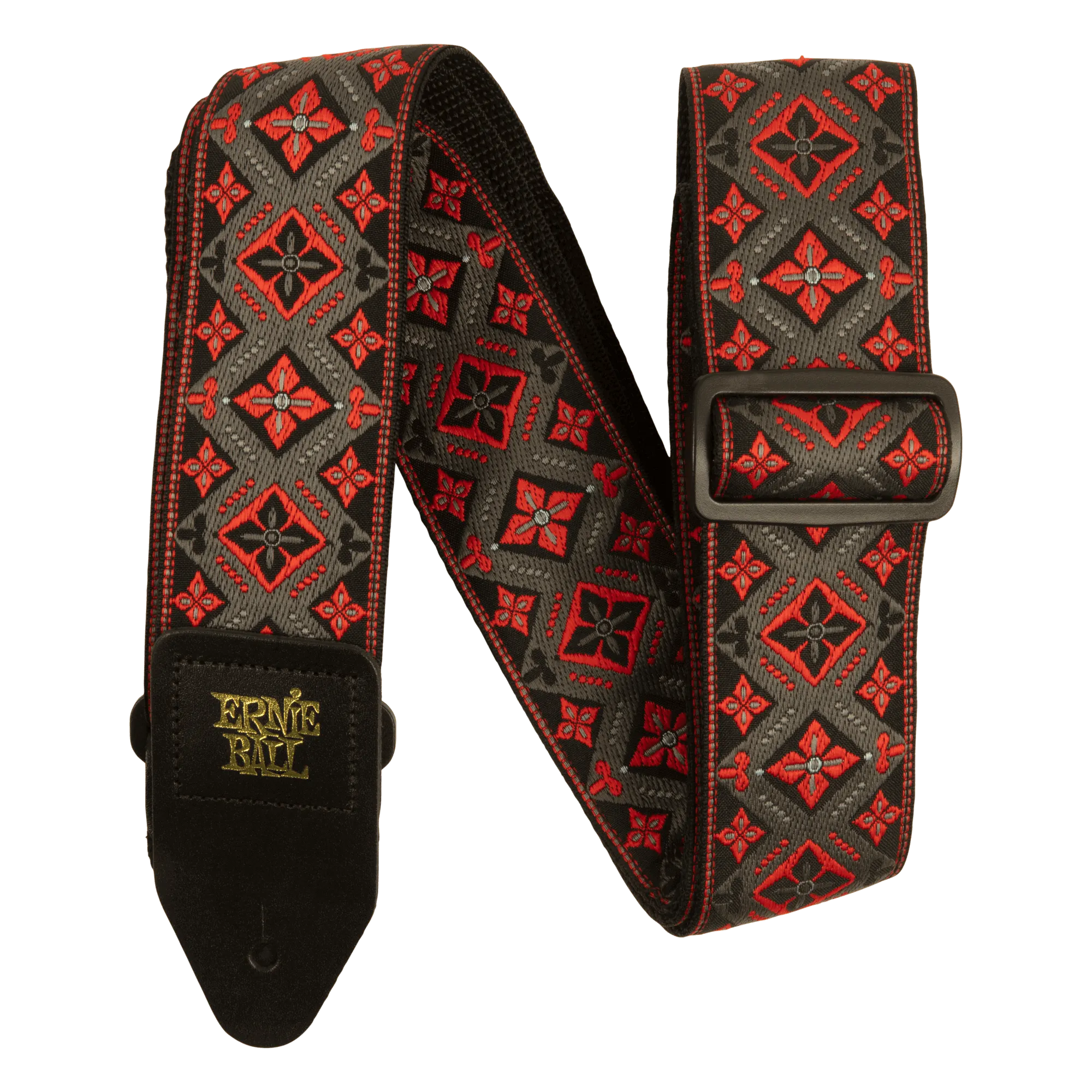 Ernie Ball Red King Classic Jacquard Guitar Strap