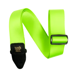 Ernie Ball Regular Neon Green Premium Guitar Strap