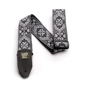 Ernie Ball Tribal Silver Jacquard Guitar Strap