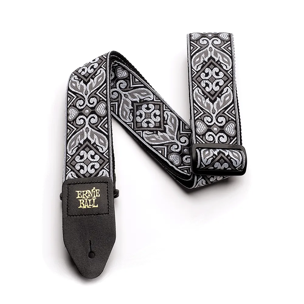 Ernie Ball Tribal Silver Jacquard Guitar Strap