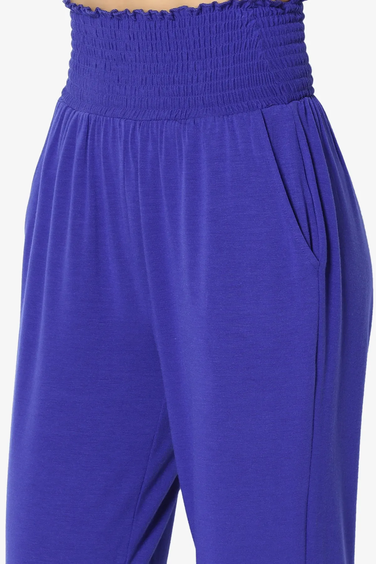 Estella Smocked Waist & Cuff Harem Pants PLUS