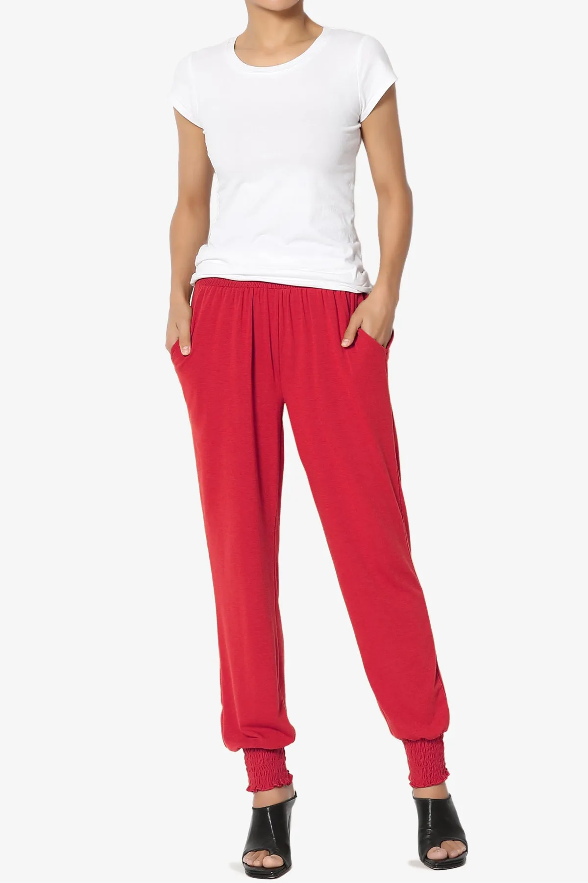 Estella Smocked Waist & Cuff Harem Pants PLUS