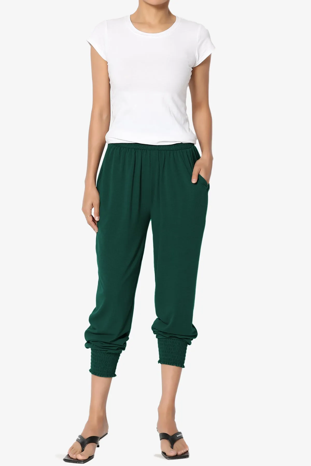 Estella Smocked Waist & Cuff Harem Pants PLUS
