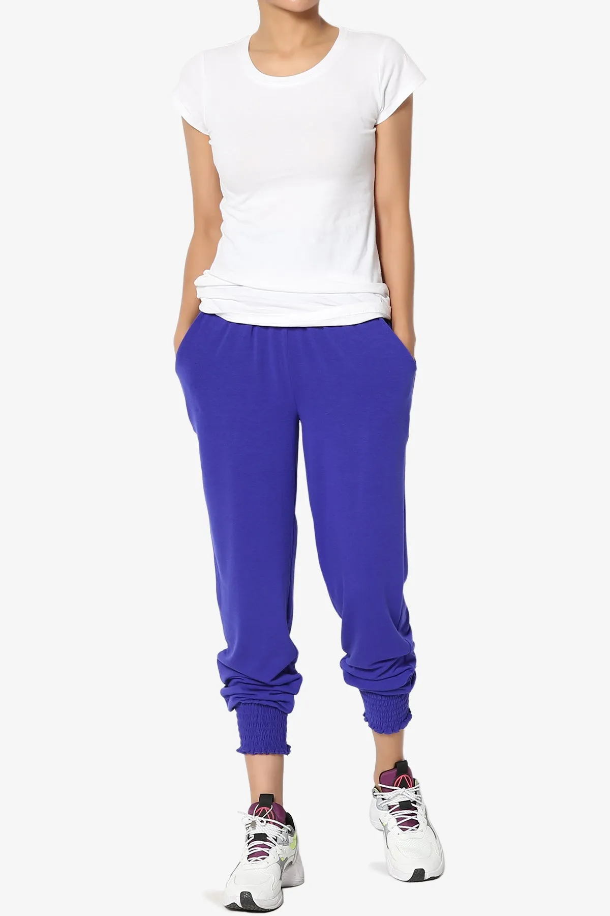 Estella Smocked Waist & Cuff Harem Pants PLUS