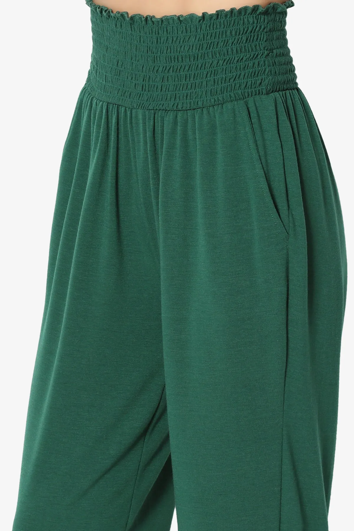 Estella Smocked Waist & Cuff Harem Pants PLUS