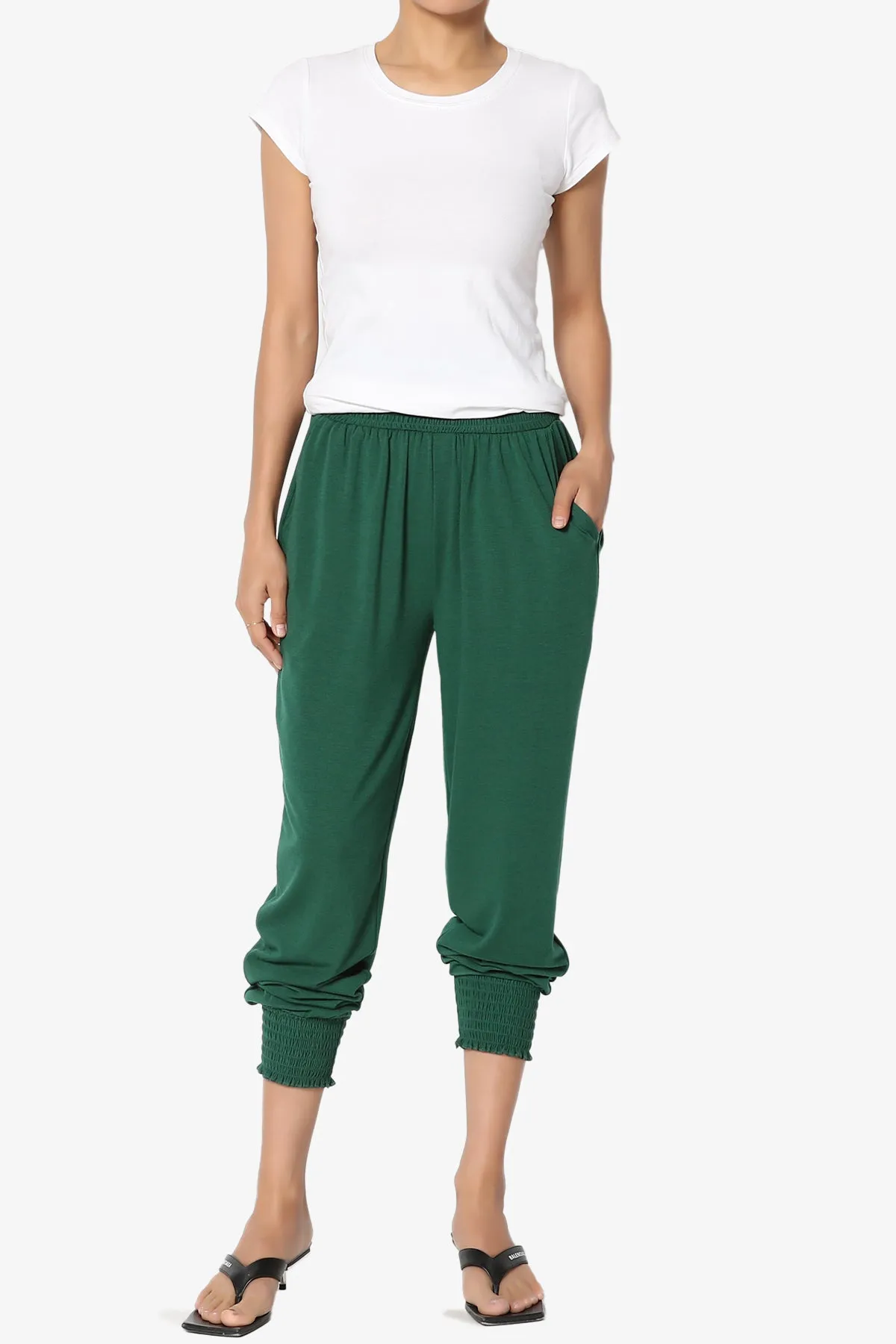 Estella Smocked Waist & Cuff Harem Pants PLUS