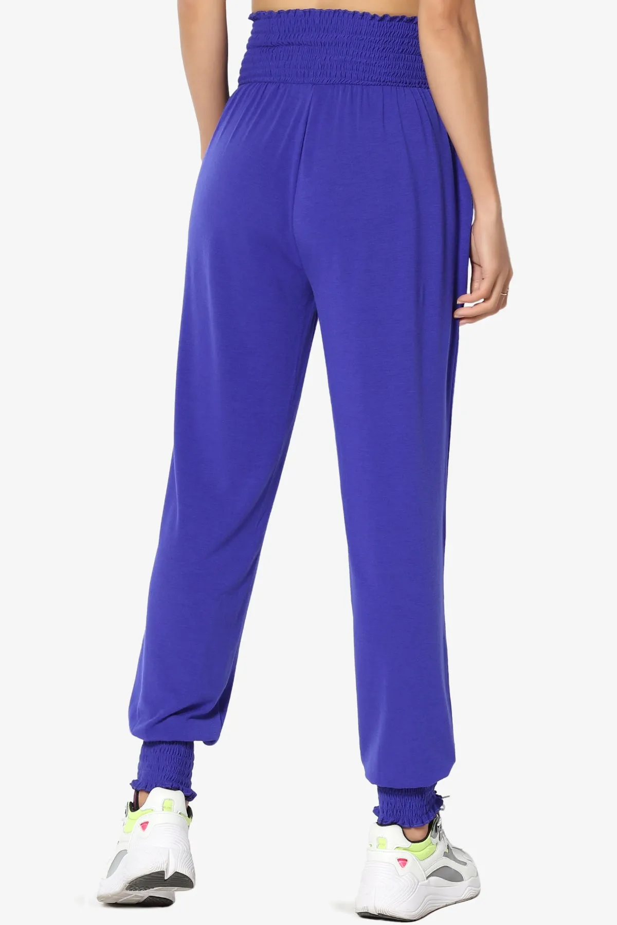 Estella Smocked Waist & Cuff Harem Pants PLUS