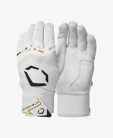 Evoshield Carbyne Adult Batting Glove with Strap - White