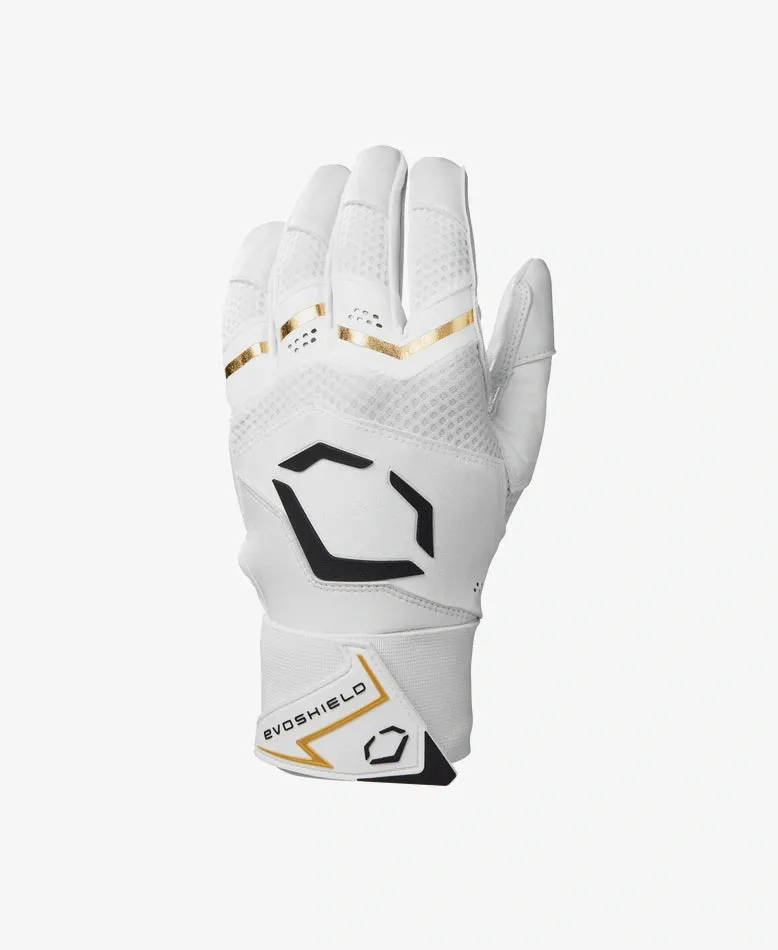 Evoshield Carbyne Adult Batting Glove with Strap - White