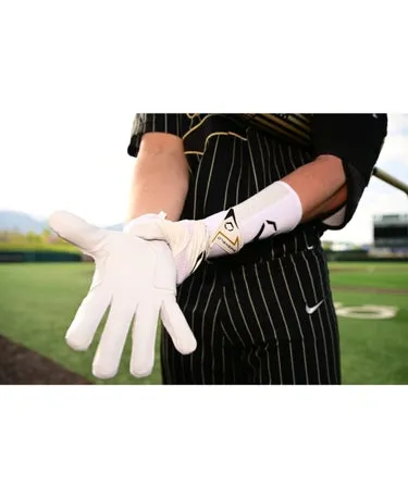 Evoshield Carbyne Adult Batting Glove with Strap - White