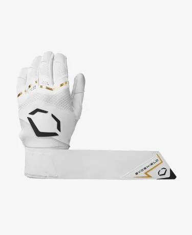 Evoshield Carbyne Adult Batting Glove with Strap - White
