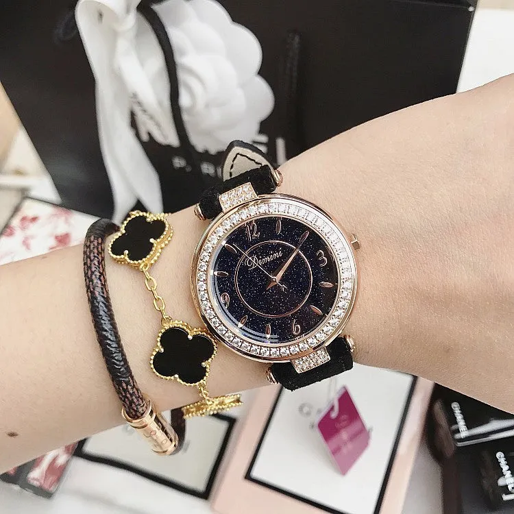 Fashion Starry Sky Dial Women's Watch