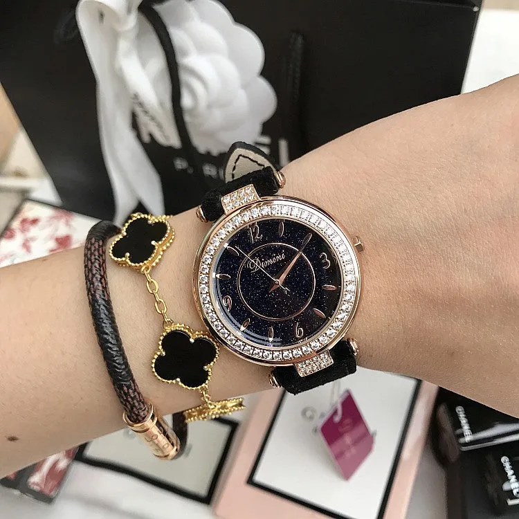 Fashion Starry Sky Dial Women's Watch