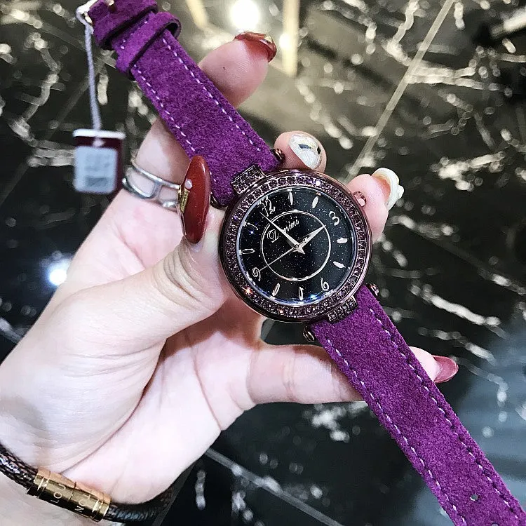 Fashion Starry Sky Dial Women's Watch