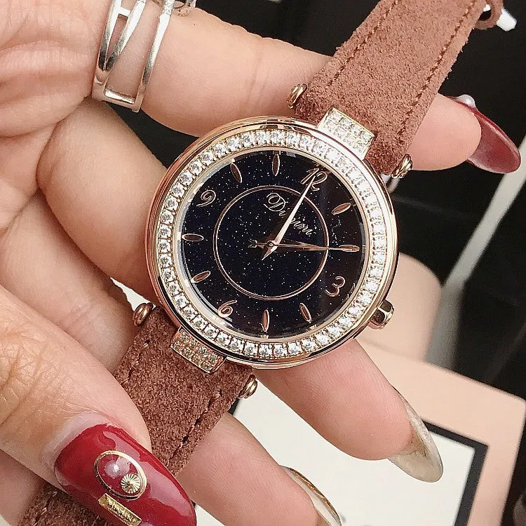 Fashion Starry Sky Dial Women's Watch