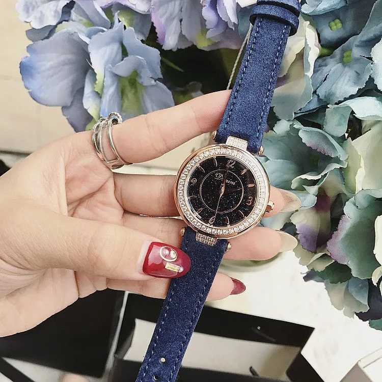 Fashion Starry Sky Dial Women's Watch